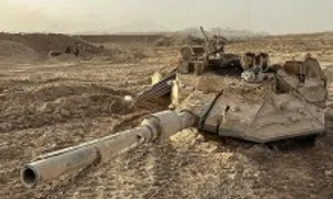 Xuất hiện ảnh xe tăng tối tân Israel 'bay tháp pháo' Xuất hiện ảnh xe tăng tối tân Israel 'bay tháp pháo'