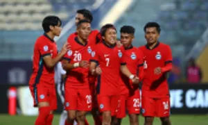Timor Leste 0-3 Singapore Timor Leste 0-3 Singapore