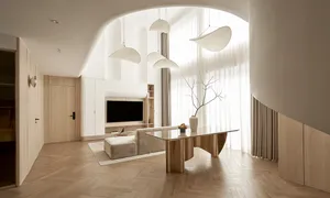 Căn hộ 110 m2 thiết kế gác lửng như không gian nghệ thuật Căn hộ 110 m2 thiết kế gác lửng như không gian nghệ thuật