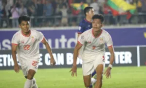 Myanmar 3-2 Lào Myanmar 3-2 Lào
