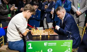 Được mặc quần bò, Carlsen trở lại đánh giải cờ chớp thế giới Được mặc quần bò, Carlsen trở lại đánh giải cờ chớp thế giới