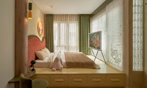 Nhà phố 30 m2 có thang máy trong nhà Nhà phố 30 m2 có thang máy trong nhà